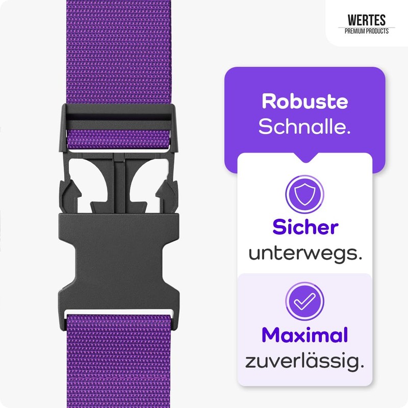 Luggage Strap Set of 4 – Suitcase Straps Safe &