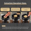 LOEZ Coffee Bean Storage Container Airtight, Lid Sealed with Press-Down