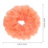 SOLUSTRE 2pcs Plush Headband Fuzzy Hair Holder Hair Elastics Pom