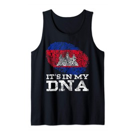 It's In My DNA Cambodian Asian Gifts KHM Proud Cambodia Flag Tank Top