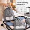 Non-Woven Shoe Storage Bags for Travel & Closet Organization –