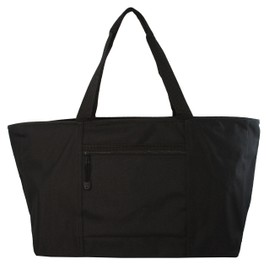 Large Poly Zippered Tote Bag