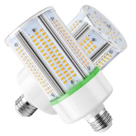 2-Pack 50W LED Corn Light Bulb,E26 led Bulbs 5000k,Replacement HID HPS CFL MH Lamp for Indoor Outdoor Ceiling Fan Garage Yard Porch Lighting 110-277v