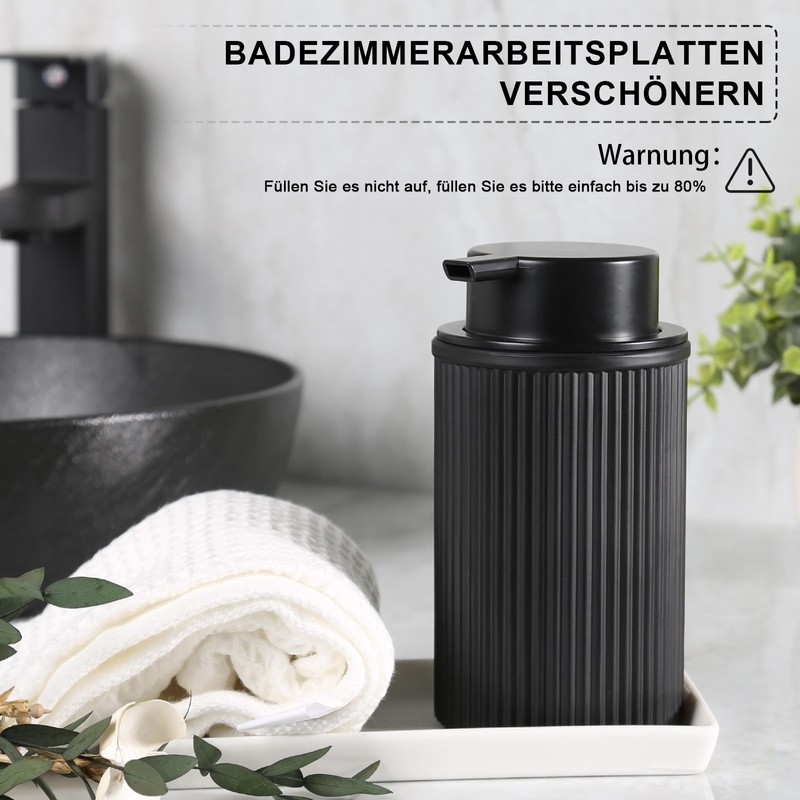 GMISUN Soap Dispenser Matte Black