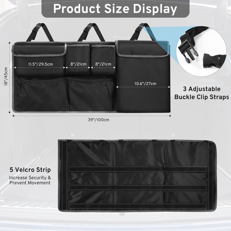 XHRING Car Trunk Organizer Backseat Hanging Storage Bag for Subaru