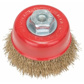 Bosch Accessories 2608622062 Cup Brush Brassed 75mm/M10, 0 V, Silver/Gold