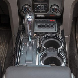 JeCar for F150 Gear Shifter Panel Cover Decoration Trim Frame ABS for Ford F150 Raptor 2009-2014 Accessories 1Pcs