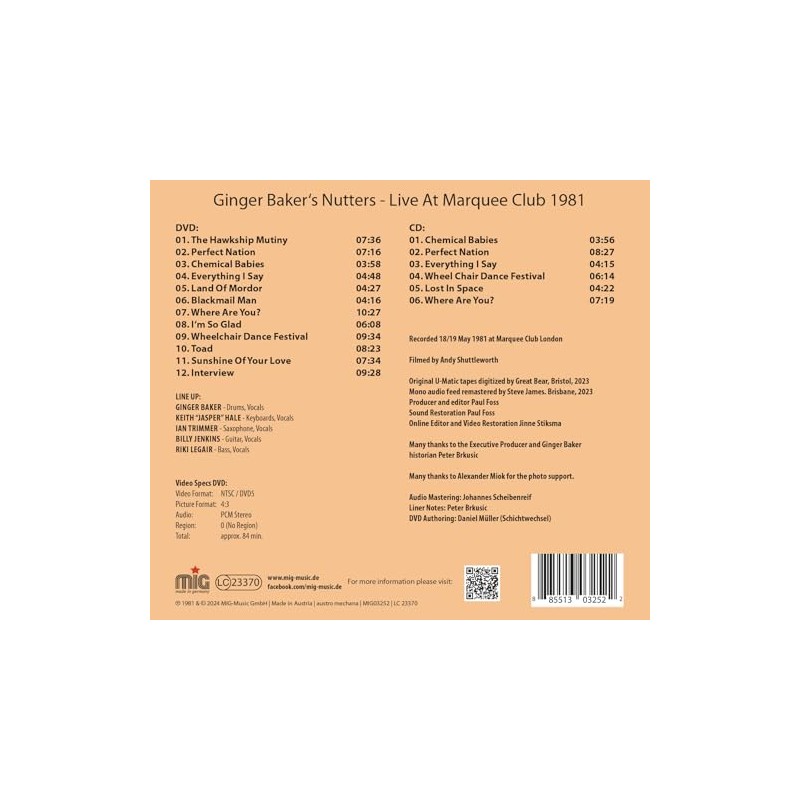 Live At Marquee Club 1981