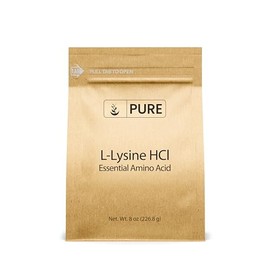 Pure Original Ingredients L-Lysine HCl (8 oz) Alpha Amino Acid, Non-GMO, Gluten-Free