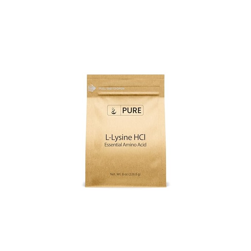 Pure Original Ingredients L-Lysine HCl (8 oz) Alpha Amino Acid,