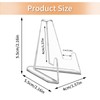 Yoanxong 40 Pack Card Display Stands, 2.16 Inches Acrylic Display