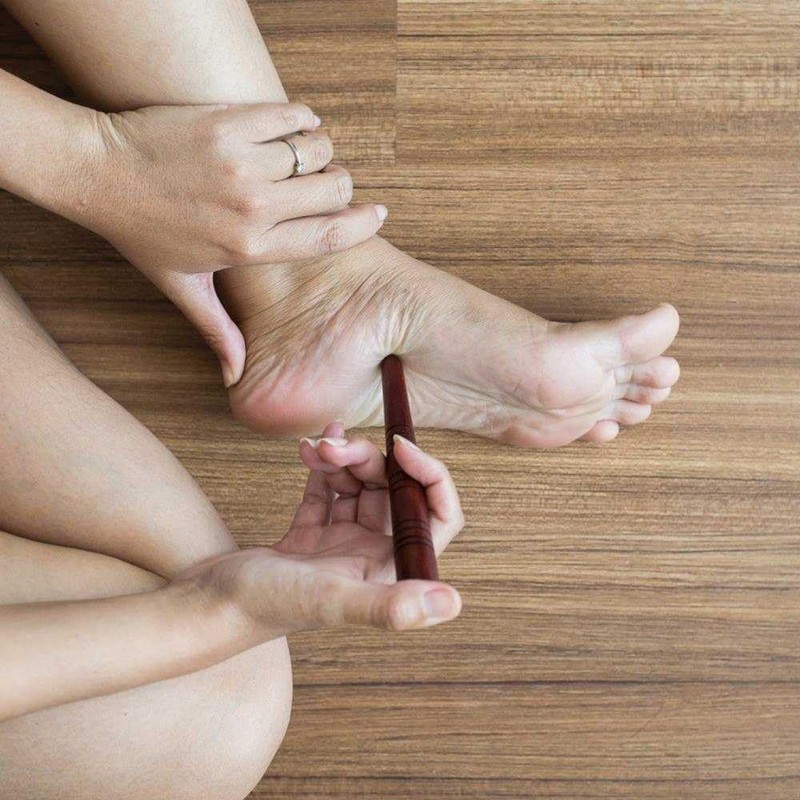 Kitama Wooden Massage Stick for Reflexology Massage Foot Reflexology with