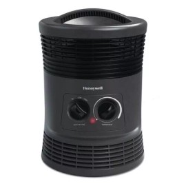 Honeywell 1500W Ceramic Electric Space Heater Tabletop 5118 BTU 360 Degree Fan Forced