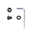 CHEDA Screw/Bolt Hardware Kit Black Universal Pocket/Rivet Compatible with Fender
