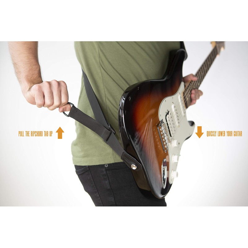 Levy's Leathers Guitar Strap (MRHP-BLK)