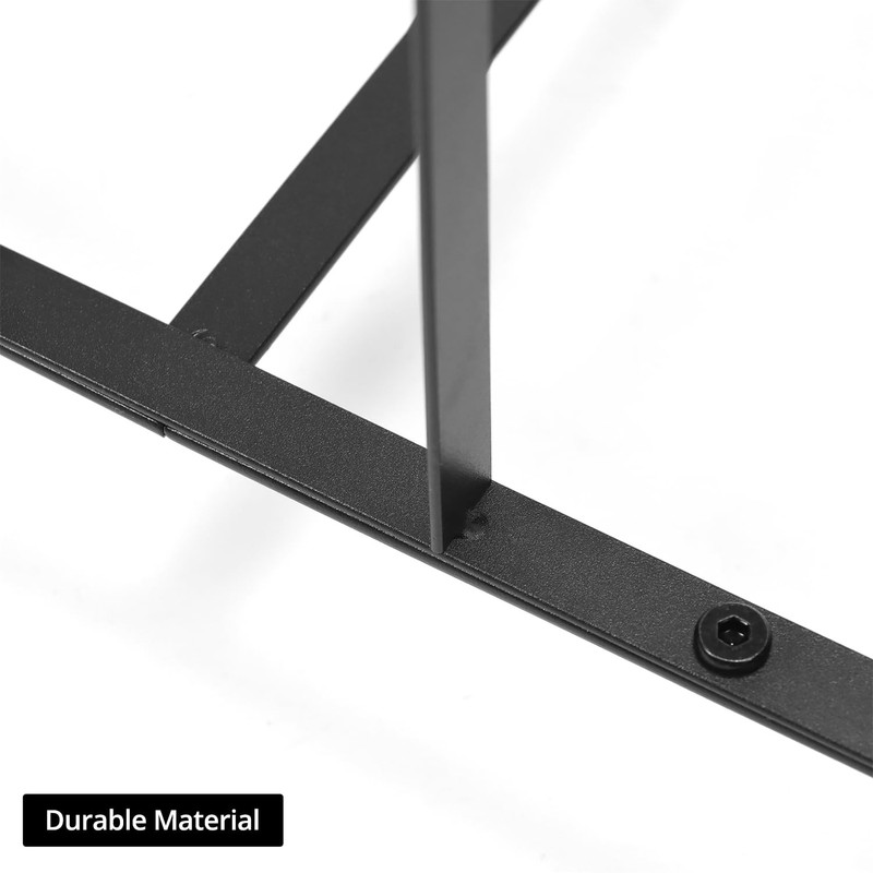 QWORK Heavy-Duty Carbon Steel Carton Storage Rack with Lockable Wheels,