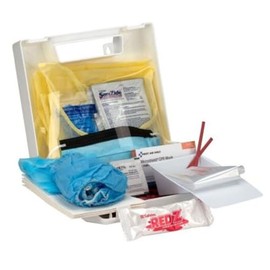 First Aid Only Blood Borne Pathogen/Personal Protection Kit With Microshield