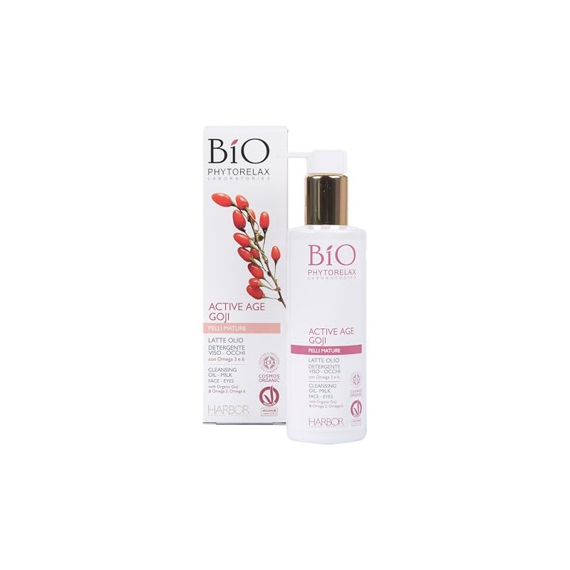 HARBOR Goji Milk Cleansing Oil Nourishing Face Eyes 200 Ml
