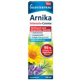 Klosterfrau Arnica Intensive Cream | Soothing After Physical Activity | Vitalising and Relaxing | Triple Plant Power | 100 ml