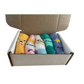 Adventure Time Gift Box 5 Pairs of Adventure Time Ankle Socks/Adult Size UK 3-7 / Gift for Adventure Time Fans