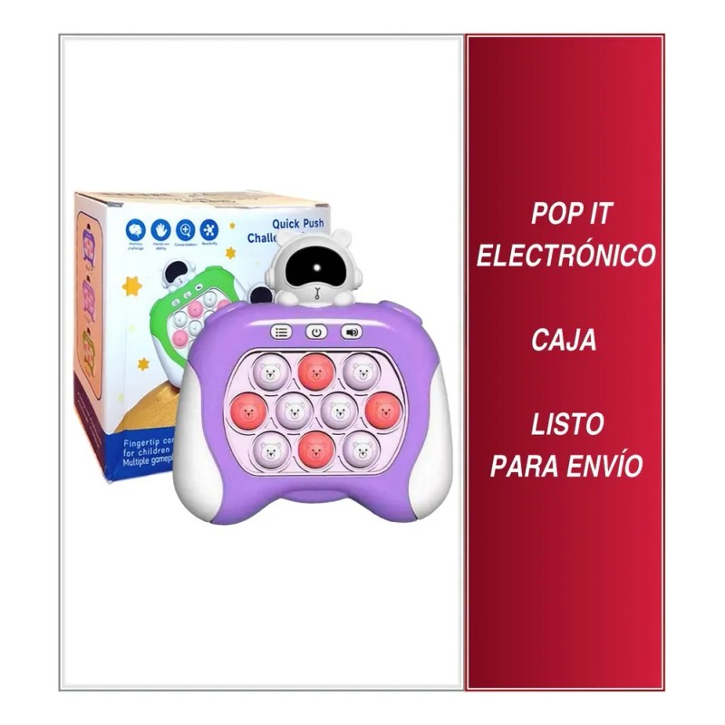 Pop It Electronico Regalo Niño Niña Juguete Didactico Kawaii Pop