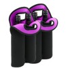 Hipiwe Wine Carrier Tote Bag Two Bottle Insulated Neoprene Wine/Water