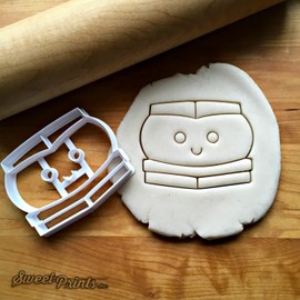 Sweet Prints Inc Set of 2 Smiling S'Mores Cookie Cutter - Dishwasher Safe (2" wide)