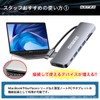 ADTECH 7-in-1 USB-C HUB Docking Station Pass-Through Support 5Gbps 4K/60Hz