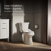 Kohler PureWash M250 Manual Elongated Bidet Toilet Seat, Biscuit, Quiet-Close