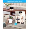 PILSAMAS WiFi Caregiver Pager Wireless Call Button with App Alert,