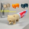 Toothpaste Cap Dispenser – Funny Vomiting Kitty Topper for Cat