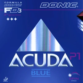 Donic Acuda Blue P1 Table Tennis Rubber (Red, 2.0mm)