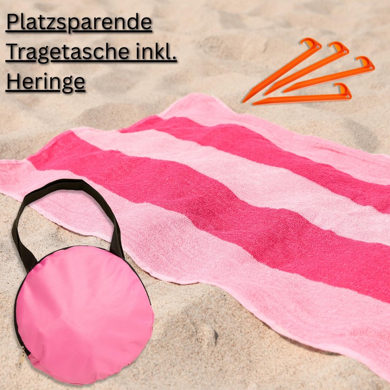 Smart-Planet Pop Up Baby Pool for the Beach, Pink, 50