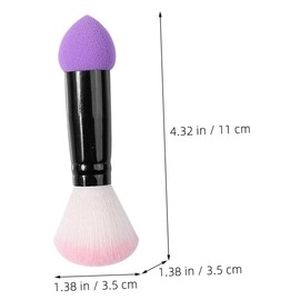 Beavorty Pcs Double-sided Face Blush Brush Set Makeup Brushes for Face Blush Powder Application Dual Ended Blending for Cosmetics