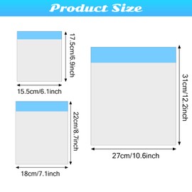 70 Pcs Freezer Bags, Zip Lock Bags, Food & Sandwich Bags, Seal Food Bags Reusable, Food Storage Freezer Bags, Snack Bag for Fruits,Meat,Grains,Vegetables,Candies, Transparent (S+M+L)