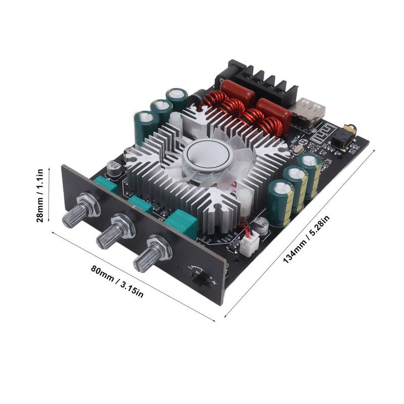 Bluetooth Digital Power Amplifier Module HD Sound High Low Pitch