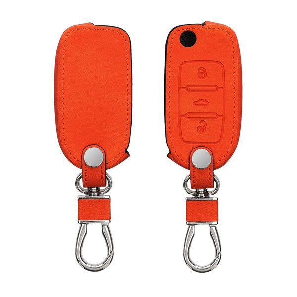 kwmobile Car Key Case Compatible with VW Skoda Seat 3-Button