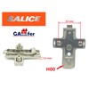 GAMOBIFER Base for Salice Hinges with Quick Release and Quick
