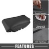 A ABSOPRO Black Faux Leather Armrest Protector Cover Pad Replacement