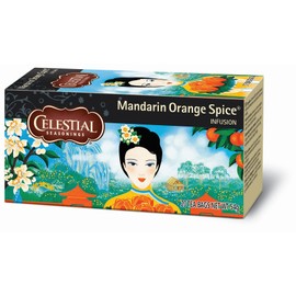 Celestial Seasonings Manderin Orange Spice 20 Teabags (Pack of 6, Total 120 Teabags)