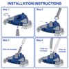 POOLAZA Pool Vacuum Head, Weighted Pool Vacuum Head with 1-1/4'',1-1/2''