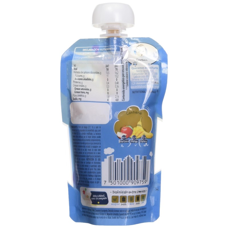 Gerber Junior Frutas Mixtas - 1 x 120 g