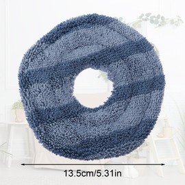 XIHIRCD 2pcs Washable Vacuum Mop Cloths, Cotton Cloth Mop Cloth Replacement Mop Cloth Accessories Floor Cleaning Compatible with Eufy X10 Pro Omni and Eufy X9 Pro Robot Vacuum Cleaners