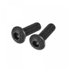 uxcell M3x10mm Hex Socket Button Head Cap Bolts Screws Alloy