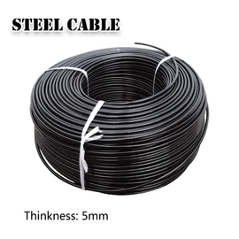 J Bryant Fitness Pulley Cable Gym Cable Replacement for Pulley Machine Heavy Duty Steel Wire Rope Exercise Equipment for 16.4, 32.8, 65.6ft Length (32.8)
