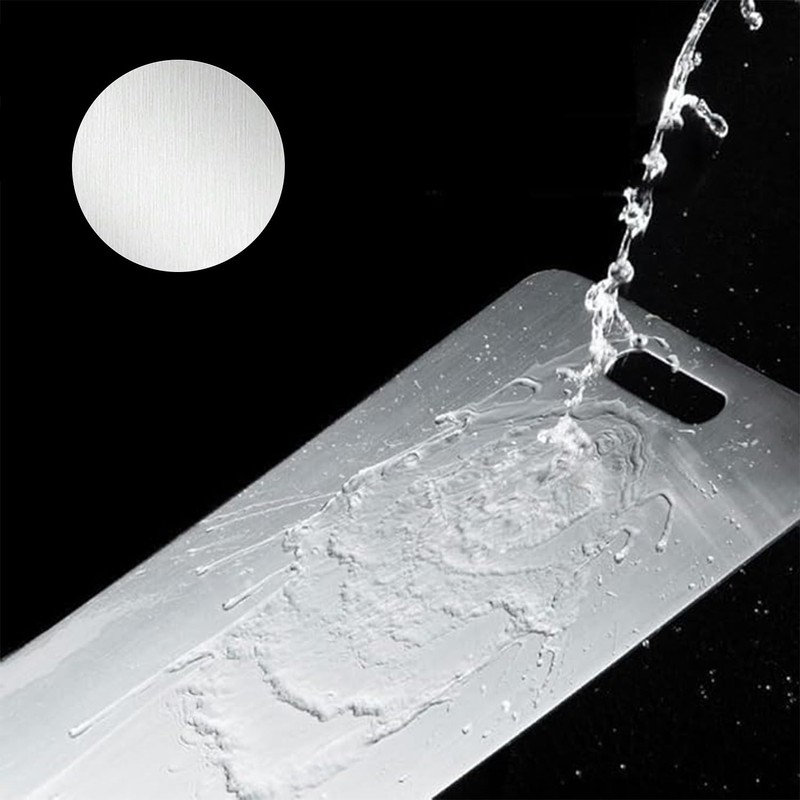 Dcsfadq SUS304 Stainless Steel Chopping Board Titanium Chopping Board Antibacterial
