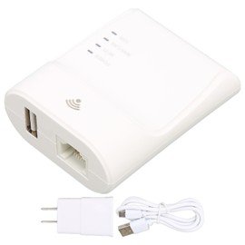 Wireless USB Print Server 10/100Mbps Adaptive 480Mbps Transmission Small Size High Speed Internet Print Server 100‑240VUS Plug