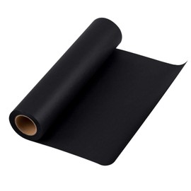 RUSPEPA Black Kraft Paper Roll - 30.5 cm x 30 m - Recyclable Paper Perfect for for Crafts, Art,Small Gift Wrapping, Packing, Postal, Shipping, Dunnage & Parcel