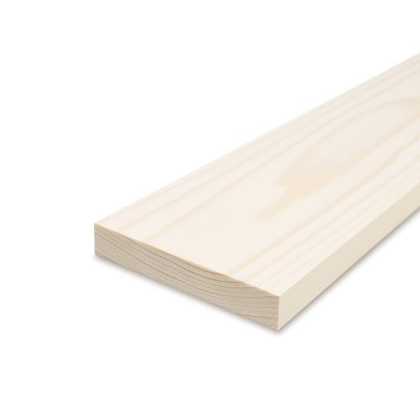 Reese Smooth Edge Boards - Planed Spruce - 1.9 cm