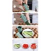 Fruit Preparation Tool Set, Multi-Purpose Melon and Berry Slicer, Cutter